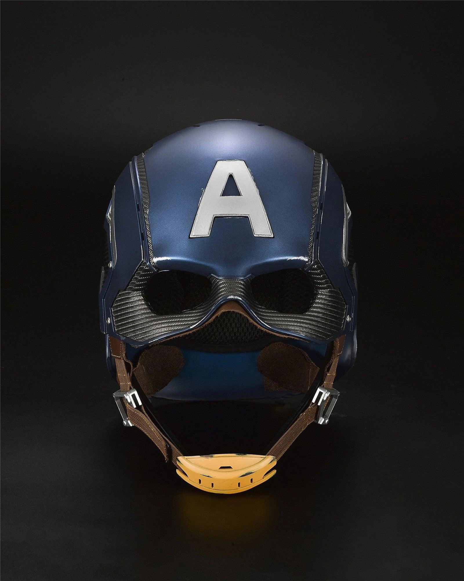 Captain America's Iconic Mask Replica with Voice Effects