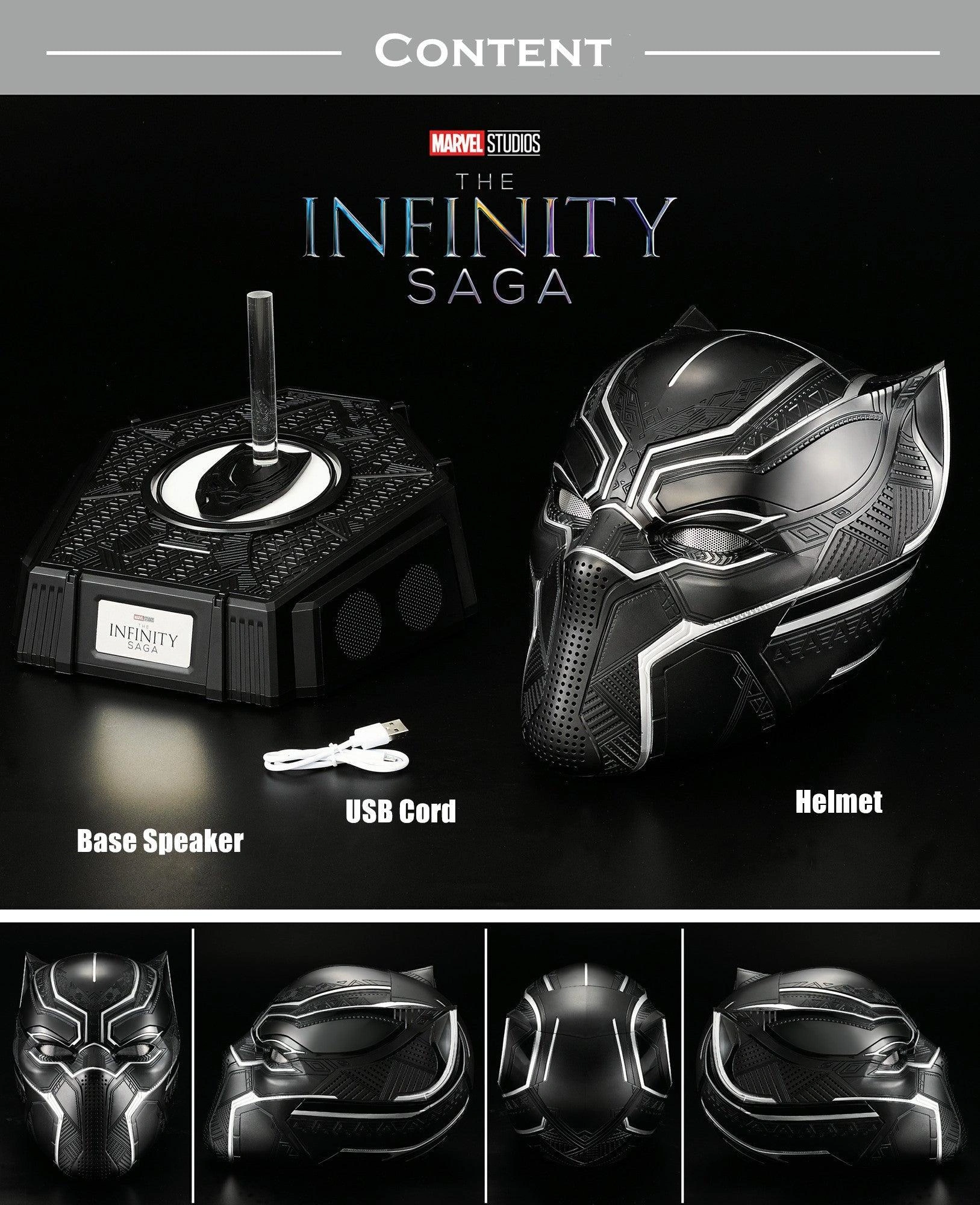 Black Panther Mask Replica with Speaker – Wakanda Forever